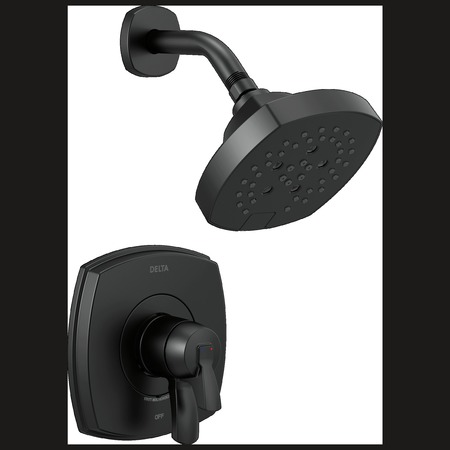 DELTA Stryke 17 Series Shower Only Matte Black T17276-BL